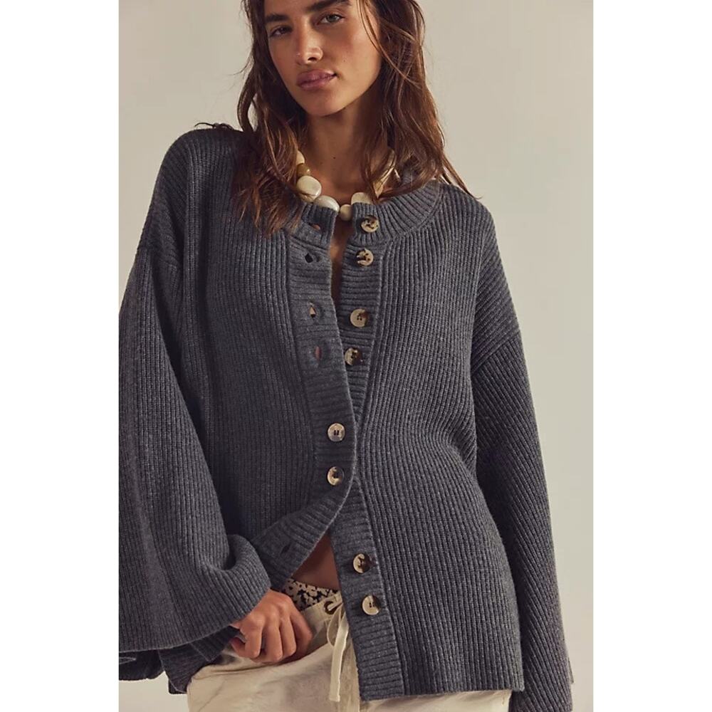 Free People Vanilla Cape Cardi NWT Size Small Cardigan - Picture 2 of 5